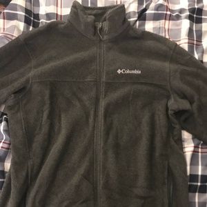 Men's Columbia Gray Fleece Size Large